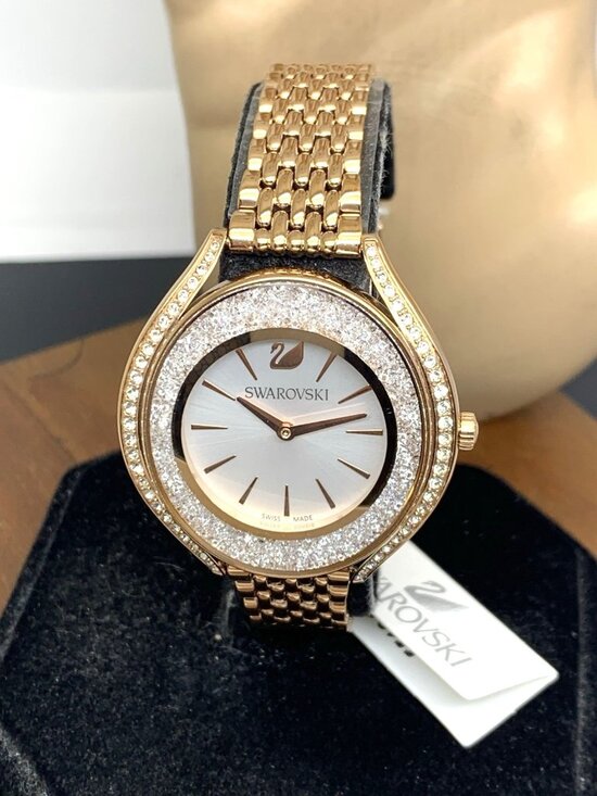 Swarovski Crystalline Aura Women\'s Watch Swiss Quartz Rose Gold Steel 36mm main image 11